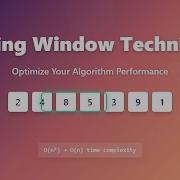 Sliding Window Technique Explained Simply Data Structures Algorithms Tutorial