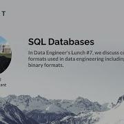 Data Engineer S Lunch 7 SQL Databases