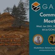 Gazebo Community Forest 3D Автоматическое создание наружных локаций с помощью Blender январь 2