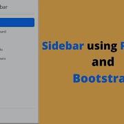 Sidebar Using React JS And Bootstrap 5 Side Menu In Bootstrap 5 And ReactJS