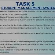 Task 5 Student Management System In Java Codsoft Internship In Java Trending Shots