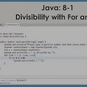 Java 8 1 Divisibility With For And If Statements