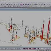Использование приложения Maps Online для создания трехмерной столбчатой диаграммы VT 2705