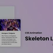 Create A Skeleton Loading Effect With Html CSS And Javascript Web Design Speed Code