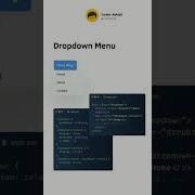 HTML CSS Dropdown Menu Shots Menu Dropdown Css Viralshorts Trendingshorts