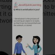 What Is Serialization In Java 30 Days 30 Questions 30 Placement Series Java Serialization