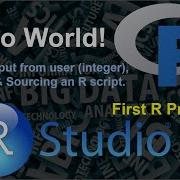 Hello World Program R Programming Creating Running Script In R Display User Input Integer