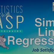 How To Do Simple Linear Regression In JASP 14 7