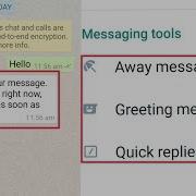 How To Use Away Message In WhatsApp Business Greetings Message Quick Replies Messaging Tools