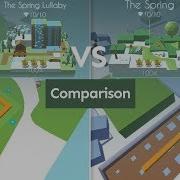 Dancing Line The Spring Lullaby VS The Spring Comparison