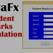 StudentMarks Calculation System Using JavaFx