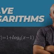 Quick Review Solving Logarithmic Equations