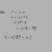 Example Closed Form Of The Fibonacci Sequence
