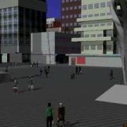 Real Time Crowd Motion Planning Group Behavior