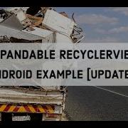 Expandable Recyclerview Android Example