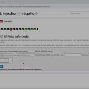 WebGoat A3 SQL Injection Mitigation
