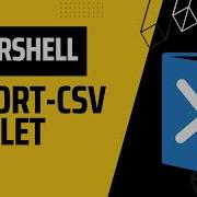 Export Csv Cmdlet PowerShell