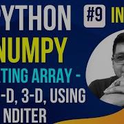 NumPy Array Iterating Nditer 2D 3D Complete Python Numpy Tutorial In Hindi With Notes 9