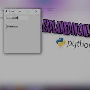 How To Make A Tkinter GUI With Screenshot Function In Just 4 Minutes Python