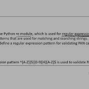 Python Interview Questions Valid PAN Number Or Not In Hindi