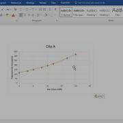 Создание диаграммы рассеяния в Excel и ее встраивание в документ Word 2016