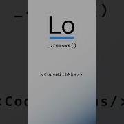 Lodash Remove Code With MHS Programming Shorts Coding Javascript