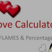 Love Calculator For FLAMES And Percentage Exposed