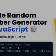 Create Random Number Generator In JavaScript JavaScript Math Random Tutorial