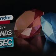 Как создать алмазную грань в Blender за 90 секунд Быстрые уроки 02