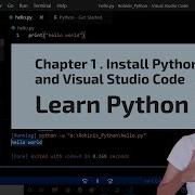Chapter 1 Installing Python And VS Code