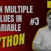 Assign Multiple Values In Variable Complete Python Tutorial For Beginners In Hindi With Notes 3