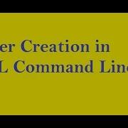How To Create User In SQL Command Line
