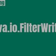 Java FilterWriter Class FilterWriter Class In Java Example Extends Use In Hindi