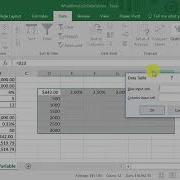 Excel What If Analysis Data Table Two Variable Excel 2016