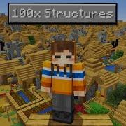 Minecraft But Structures Have 100x Spawnrate