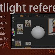 Using The ZBrush Spotlight Feature To Load In Reference Images