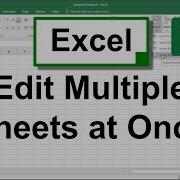 Work On Multiple Excel Sheets At Once By Grouping Sheets