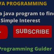 Write A Java Program To Find Simple Interest