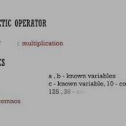 Arithmetic Expression Python Programming English