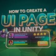 Unity UI Tutorial How To Build A Stunning UI Page From Scratch