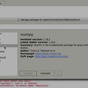 Installing Python Packages In Thonny