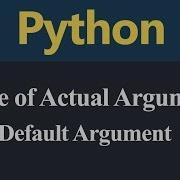 Default Argument In Python Hindi