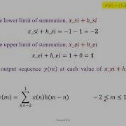 DSP Module 1 22 Linear Convolution In Time Domain Cntd