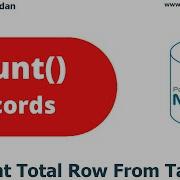 PHP MYSQLI BASIC COUNT Count Function Used For Count Number Of Rows From Table Using PHP MYSQLI