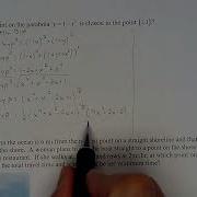 Calc 1 Optimization Min Distance From Point To Graph
