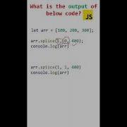 Splice Method In Javascript Splice Operator In Javascript Array Methods In Javascript Javascript