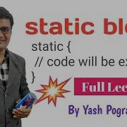 Static Block In Java Static Keyword In Java Static Block Program In Java