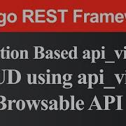 Function Based API View In Django REST Framework Hindi