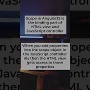 Scope In Angular JS