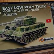 Easy Low Poly Tank Modeling In Blender